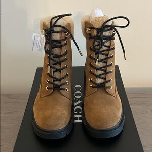 Coach Lorimer Suede Bootie